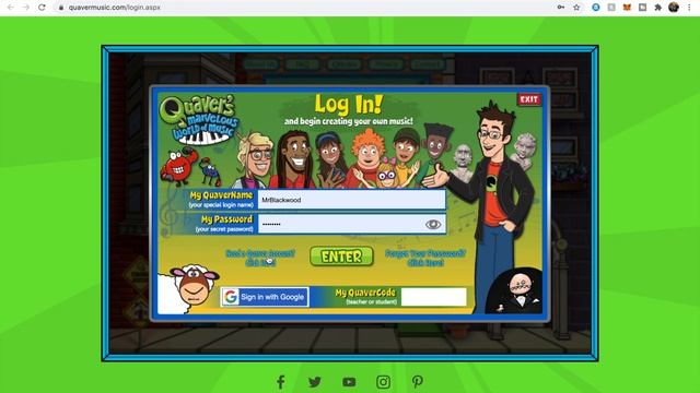 Log into Quaver with a Class Code смотреть онлайн