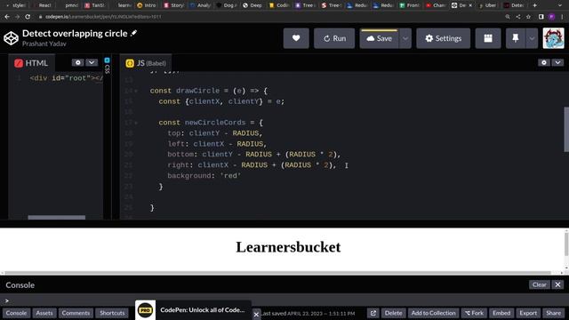 Detect overlapping circle | Uber Frontend Interview Question | Q-30 смотреть онлайн