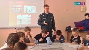 Открытый урок по пожарной безопасности от сотрудника ОНД Вадима Танцырева в школе №9