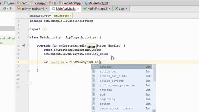 Android Studio Kotlin My first App смотреть онлайн