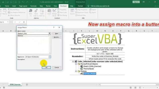 Super Excel VBA | Basic level | VBA Color selected смотреть онлайн