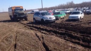 Opel Antara по бездорожью