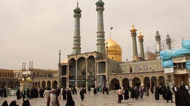 Главная святыня мусульман Ирана-мавзолей Фатимы в Куме(The Fatima al-Masumeh Shrine) смотреть онлайн