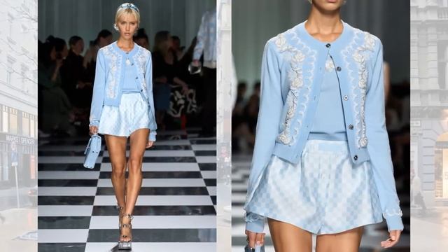 Versace мода 2024 весна-лето в Милане | Стильная одежда и аксессуары смотреть онлайн
