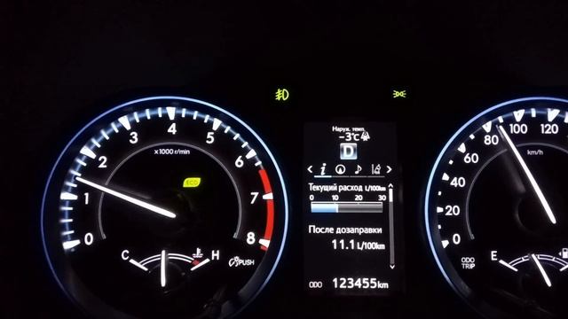 Расход топлива и красивый пробег Тойота Хайлендер Toyota Highlander смотреть онлайн
