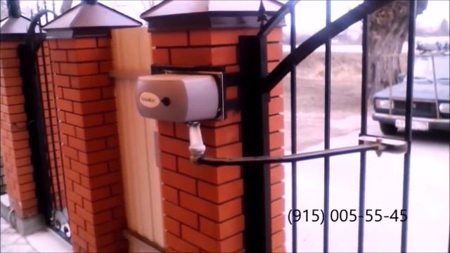 Правильная установка автоматики на распашные ворота часть 2 (узкий проём) смотреть онлайн