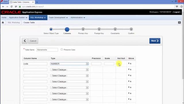 Crearea unui tabel - S.G.B.D. Oracle смотреть онлайн