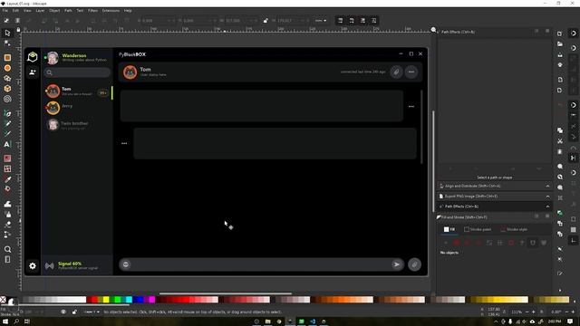 PyBlackBOX - Instant Messages GUI - [ MODERN GUI / STUDY / PYSIDE6 / PYTHON ] смотреть онлайн