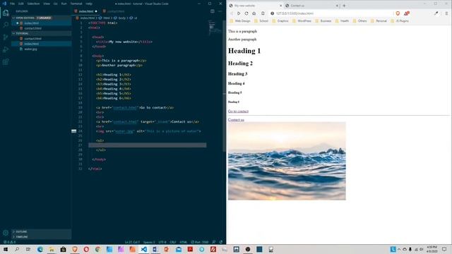 Beginner HTML Crash Course | Part 1 | Create a responsive website from scratch смотреть онлайн