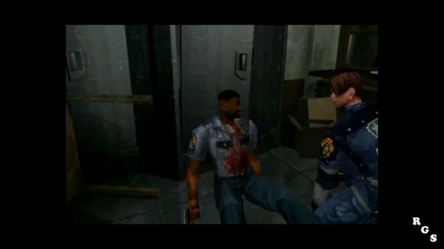 Resident Evil 2 - Wounded Cop Cutscene смотреть онлайн
