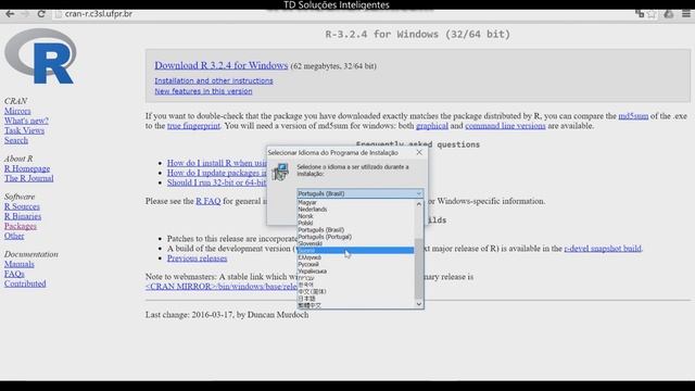Tutorial R 01 - Download e instalação смотреть онлайн