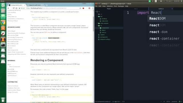ReactJS With Webpack Tutorial - Setup & ReactJS Router/Navigation