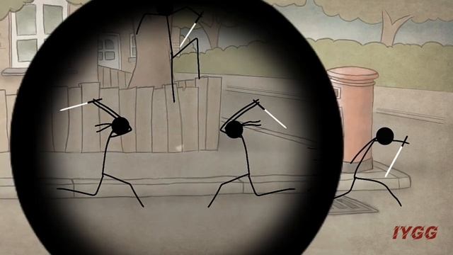 ANIMATION - SAMURAI VS NINJA - STICKMAN FIGHT смотреть онлайн