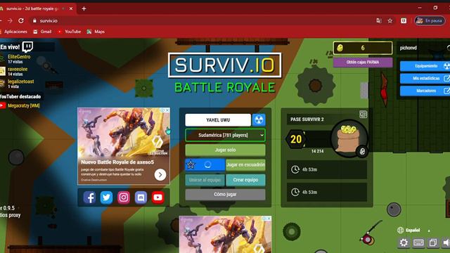 mi primer vídeo surviv io 2d battle royale game смотреть онлайн