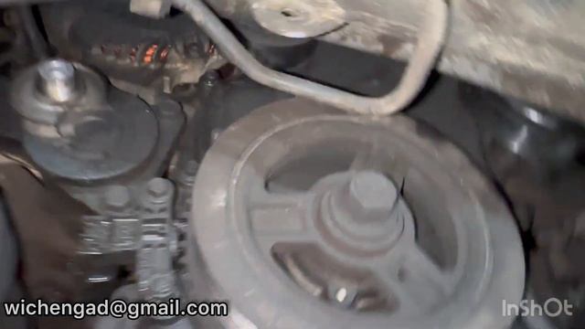 Помпа дала клина, аж ремень остановился / Mazda CX7 смотреть онлайн