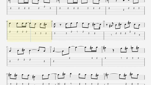 【TAB】(SPY×FAMILY OP1) Official髭男dism - Mixed Nuts / guitar tutorial / piano sheet смотреть онлайн