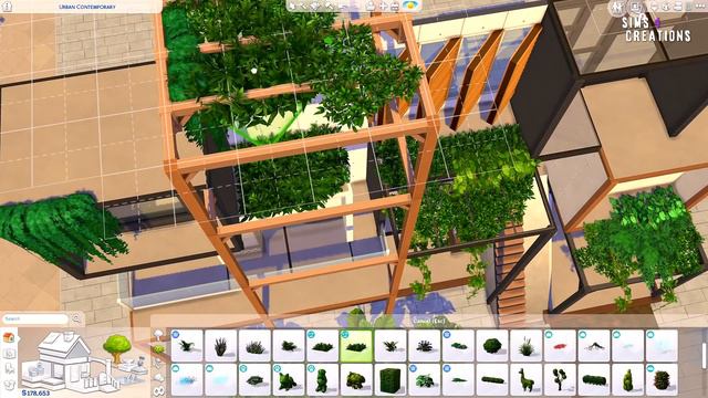 URBAN JUNGLE APARTMENTS 🌿🌆 | THE SIMS 4 - Speed Build (NO CC) смотреть онлайн