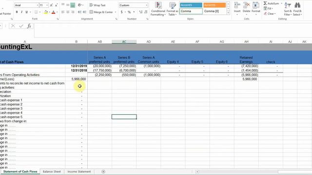 Cash Flows Worksheet - How to Prepare the Statement of Cash Flows смотреть онлайн