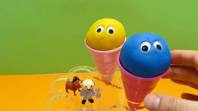 Play-Doh Ice Cream Cone Surprise Egg Toys смотреть онлайн