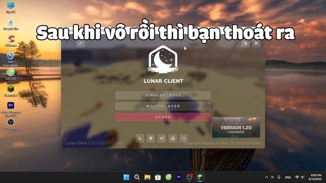 Tutorial Minecraft | Cách Chơi Lunar Client Miễn Phí, Đầy Đủ Mod смотреть онлайн