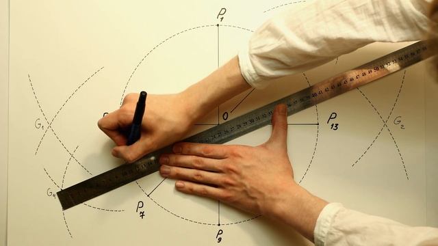 4K Построение правильного шестнадцатиугольника, regular hexadecagon constructing смотреть онлайн