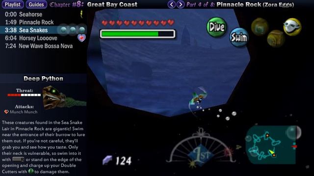 Legend of Zelda Majora's Mask Walkthrough 08 (4/8) "Great Bay Coast: Pinnacle Rock" смотреть онлайн