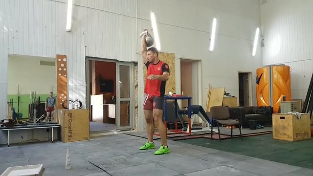 Snatch 36 kg 203 repetition in 10 min Markov Ivan смотреть онлайн