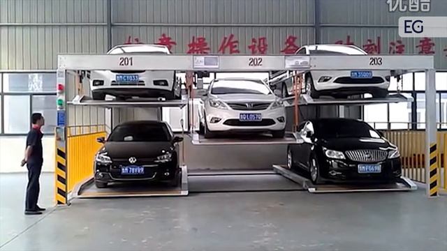 Автомобильная двухуровневая парковка смотреть онлайн
