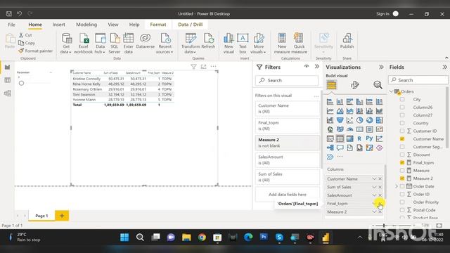 Top N & Bottom N Based On User Selections||Power BI смотреть онлайн