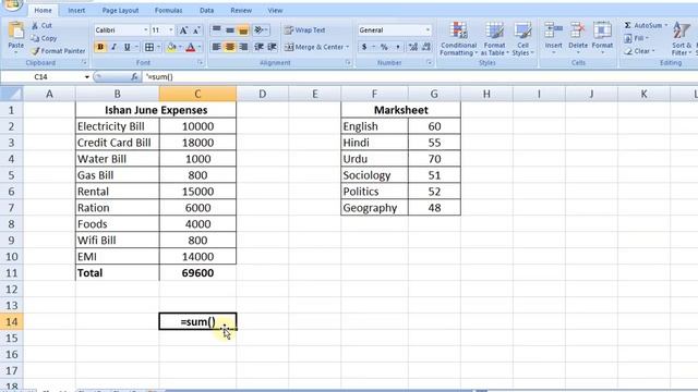 Formula of Sum Average Count Min Max in Excel - How to use formula in excel in Hindi | Part-28 смотреть онлайн