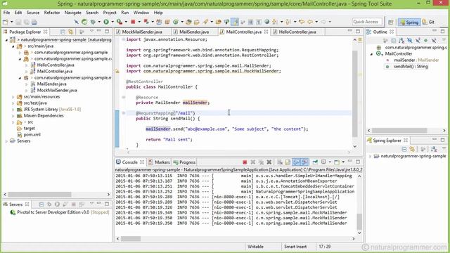 Spring Framework 4 Dependency Injection Tutorial using Java Configuration and Annotations - Part II смотреть онлайн