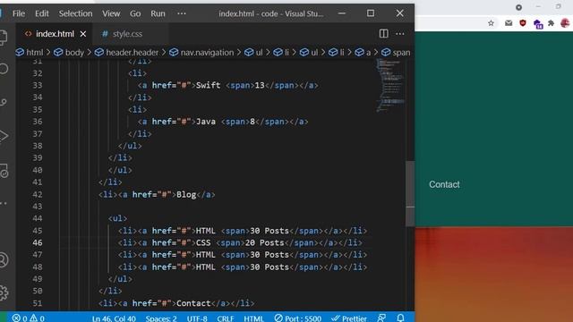 How To Make Responsive Drop Down Menu || HTML And CSS смотреть онлайн
