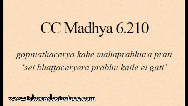 CC daily 146 - M 6.210 - Lord Chaitanyas mercy makes the defeated delighted, not devastated смотреть онлайн