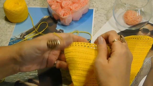 Вязание купальника крючком. Вторая часть - трусы смотреть онлайн