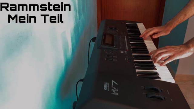 Rammstein - Mein Teil Intro Keyboard смотреть онлайн