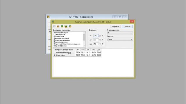 Project Expert. Анализ чувствительности смотреть онлайн