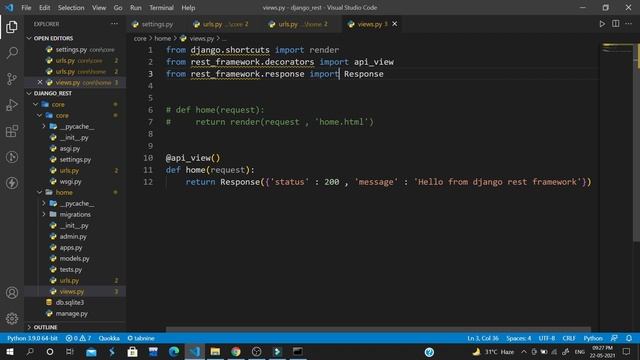 API View Decorator Django Rest framework | Django Rest framework Tutorial | Django rest framework смотреть онлайн