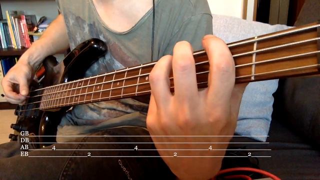 Guns N' Roses - Dead Horse [bass cover + TABS] смотреть онлайн