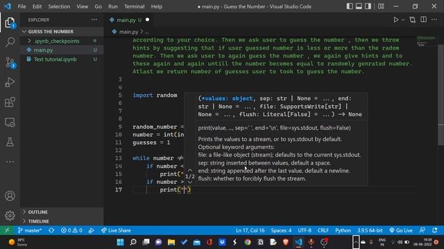 Guess the number game in #python | Coding clown смотреть онлайн