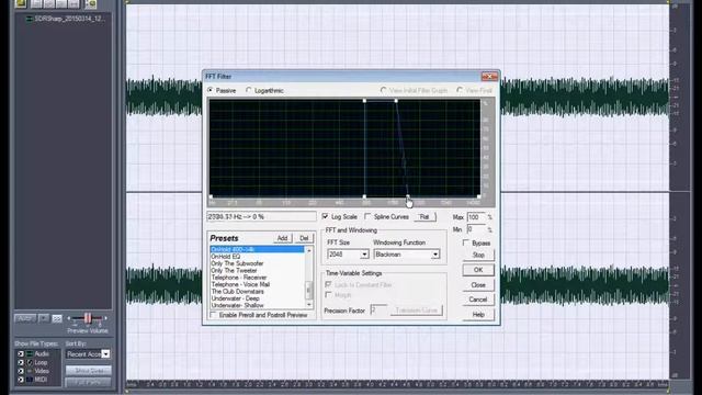FFT filter - Adobe Audition (ex cool edit pro) - VOR sound - morse code: CDC смотреть онлайн