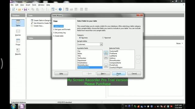 Create Database in Libreoffice base | class 10th IT/ITeS смотреть онлайн