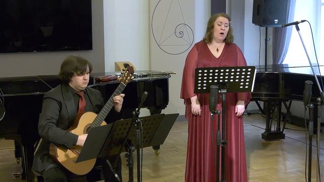 Никита Кошкин: Сюита для меццо-сопрано и гитары на слова Аполлинера. Елена Исаева и Аркадий Резник.