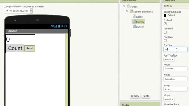 Android dastur yaratish - Sanagich dasturi, Counter, (MIT App Inventor) смотреть онлайн