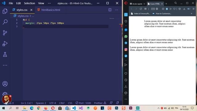 20 - Margins CSS en DARIJA смотреть онлайн