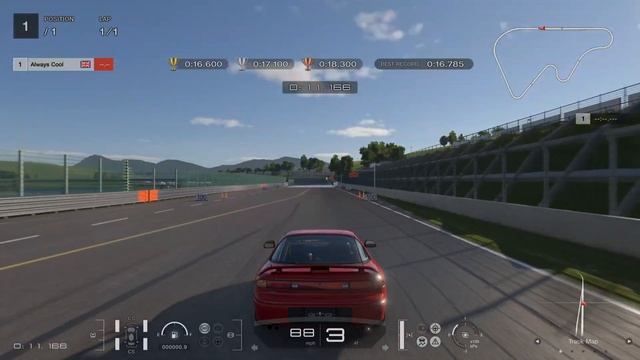 Gran Turismo 7 red car Mitsubishi GTO Twin turbo 91' смотреть онлайн