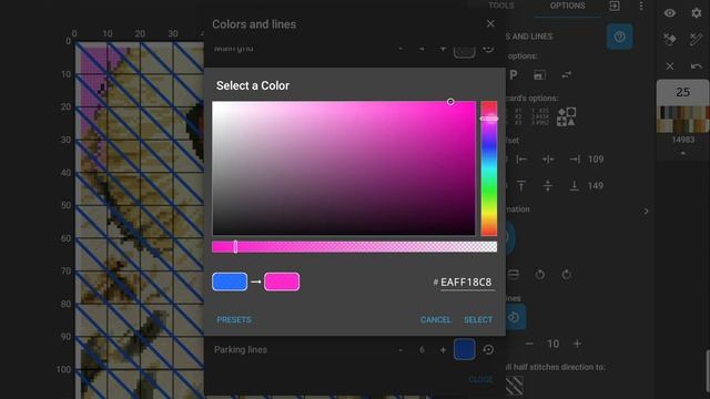 Diagonal parking lines in Cross stitch Paradise #crossstitch #flosstube смотреть онлайн