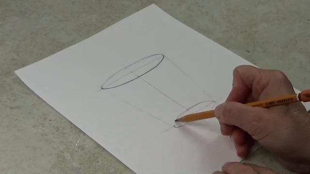 Линейно-конструктивный рисунок/ Как нарисовать чашку смотреть онлайн