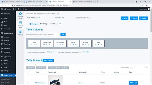 How to Create a WooCommerce Product Table To display products in a table. смотреть онлайн