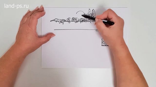 Ландшафтные почеркушки. На подпорных стенках. смотреть онлайн