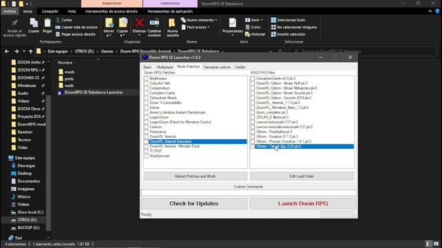 UNA FORMA UNICA DE JUGAR DOOM - TUTORIAL Y INSTALACION DE DOOM RPG ROGUELIKE ARSENAL смотреть онлайн